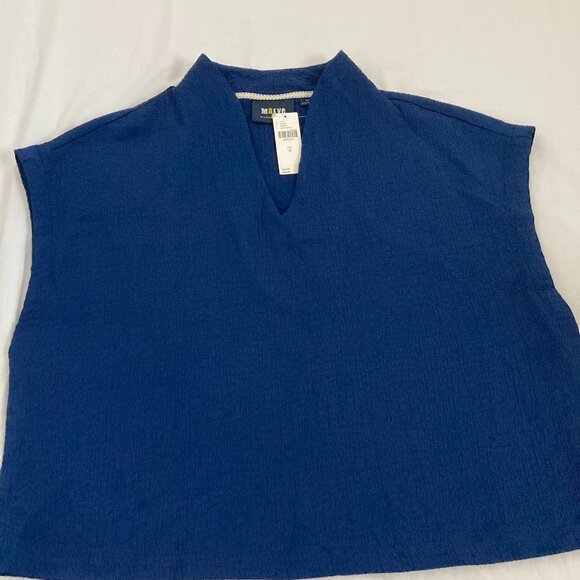 NWT Anthropologie Maeve blue Blouse/Top - Picture 3 of 7